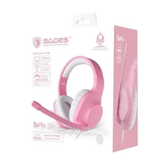 Sades Spirits Gaming Headset SA-721 - Pink
